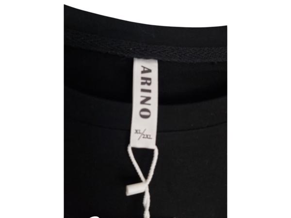 Sweat jurk strass steentjes zwart L/XL