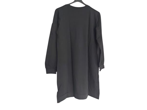 Sweat jurk strass steentjes zwart L/XL