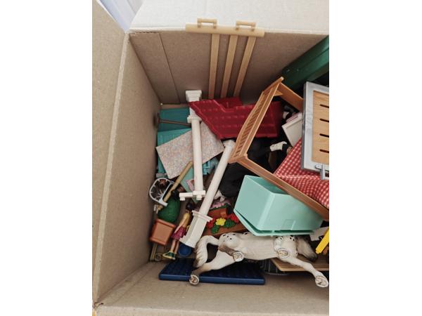 Schleich huis met toebehoren