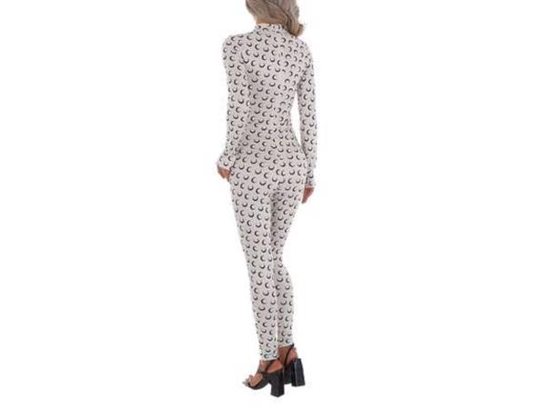 White icy - stretchy - Jumpsuit - cream - korte col M/38