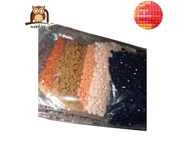 nr 24 Diamond Painting kristal rozen 50x40cm (vierkant)