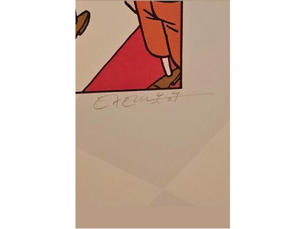 Originele Kuifje Zeefdruk - Design by Exem 1997