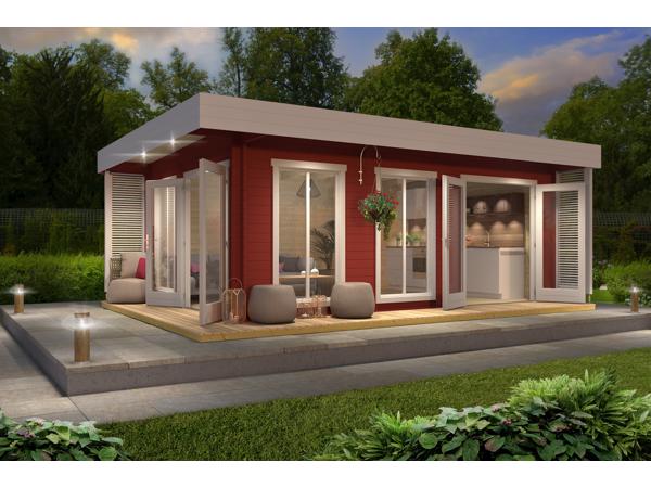 NIEUW Modern luxe blokhut Dominica