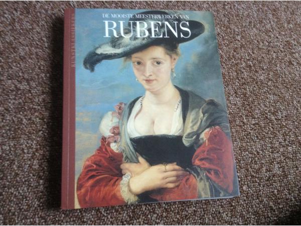 Boek v/d mooiste meesterwerken van schilder Rubens ,foto's
