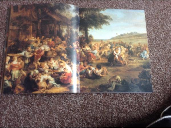 Boek v/d mooiste meesterwerken van schilder Rubens ,foto's