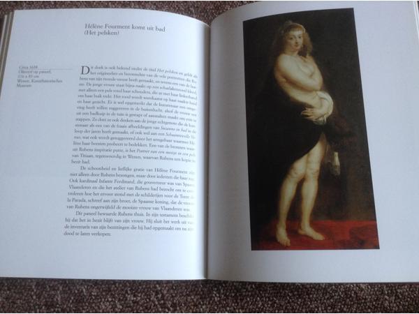 Boek v/d mooiste meesterwerken van schilder Rubens ,foto's