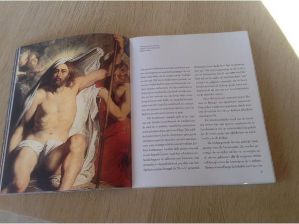 Boek v/d mooiste meesterwerken van schilder Rubens ,foto's