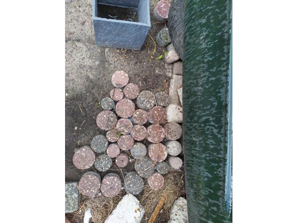 Mooie ronde stenen Sierbestrating