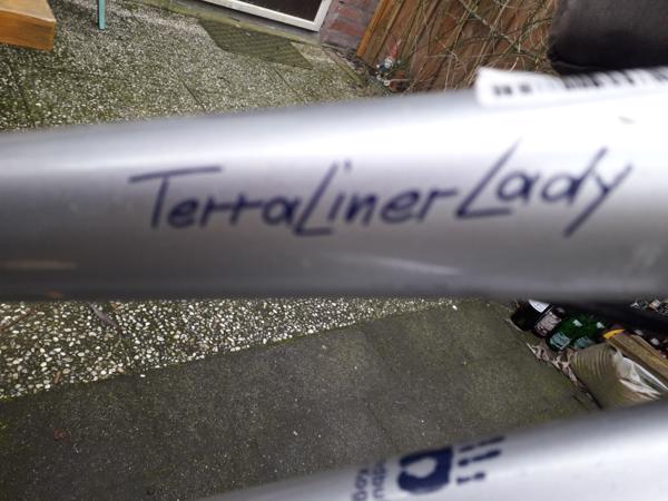 koga myata  dames tourfiets met vlinderstuur.