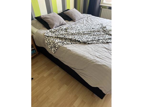Boxspring zwart 160 x 200 (2x80 cm bij 2 mtr)
