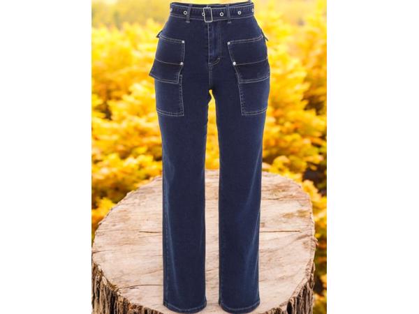 jeans stretch blauw XL/42