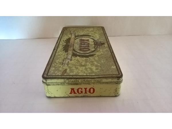 Antieke blik hollands sigaren tabak agio gouden oogst