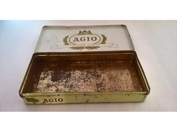 Antieke blik hollands sigaren tabak agio gouden oogst