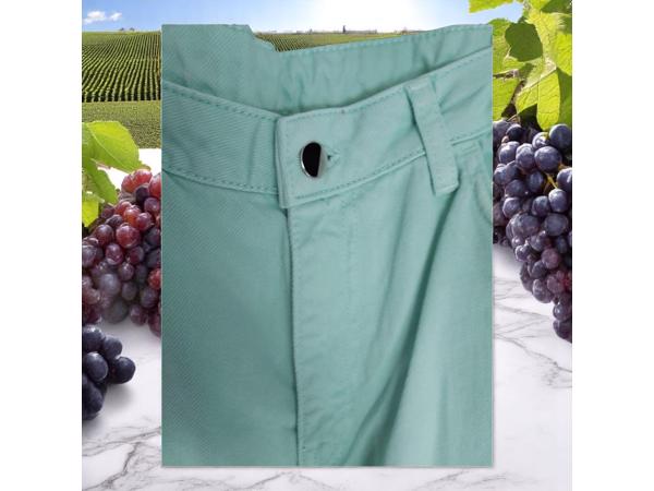 Jeans mintgroen recht model L/40