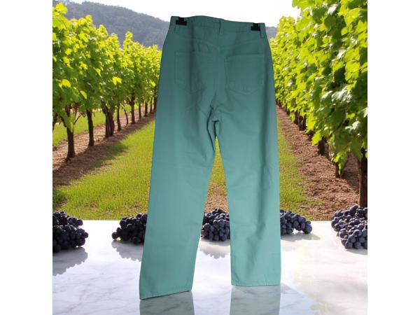 Jeans mintgroen recht model L/40