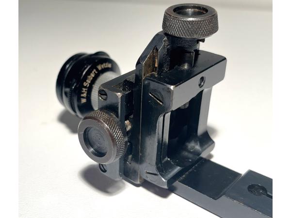 Stalen diopter met irisblende