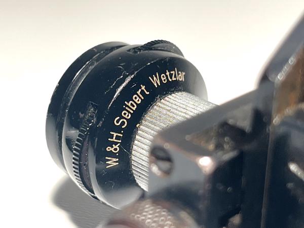 Stalen diopter met irisblende