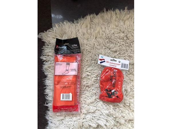 nieuw lange oranje voetbal kousen 43--46