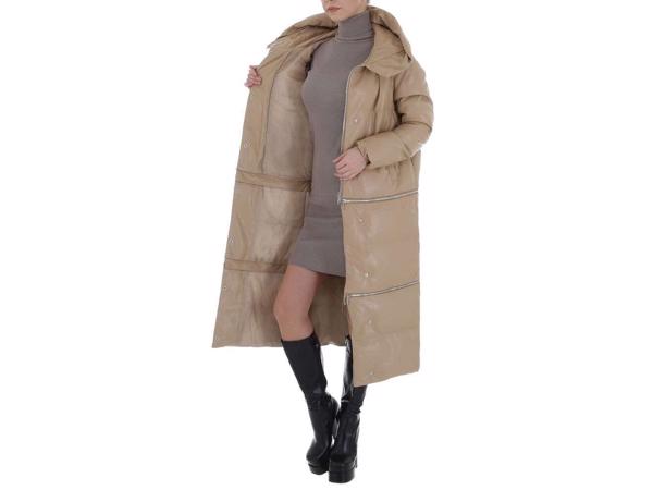 3 in 1 jas kort, middellang en lang beige XL