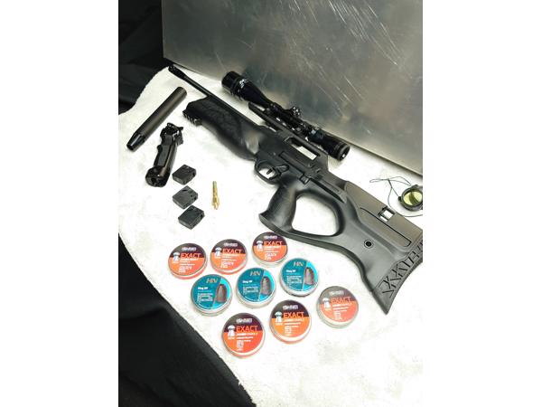 WALTHER REIGN M2 BULLPUP/PCP (5,5mm)  COMPLEET JACHTPAKKET!!