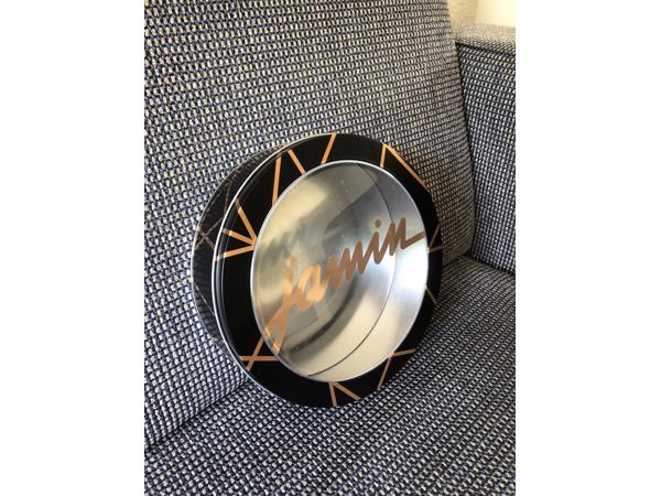 Koekblik Jamin doorkijk deksel trommel koek