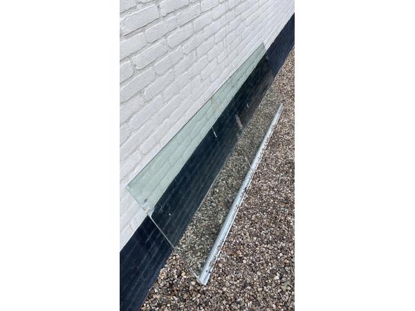 Glazen douchewand (veiligheidsglas) 200 x 67 cm