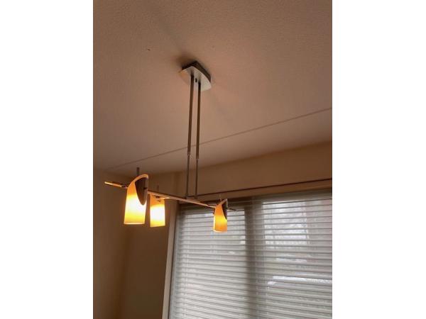 Hanglamp met 4 LED lampen - dimbaar en verstelbaar