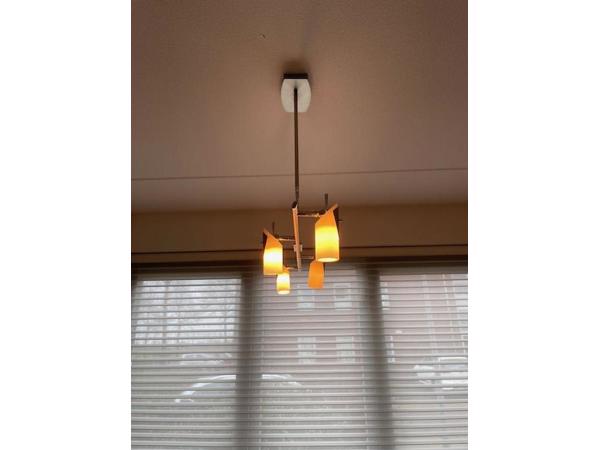 Hanglamp met 4 LED lampen - dimbaar en verstelbaar