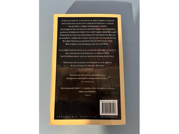 Dan Brown : de Da Vinci code ( thriller )