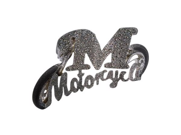 Sweat jurk motorcycle strass steentjes zwart XL/XXL