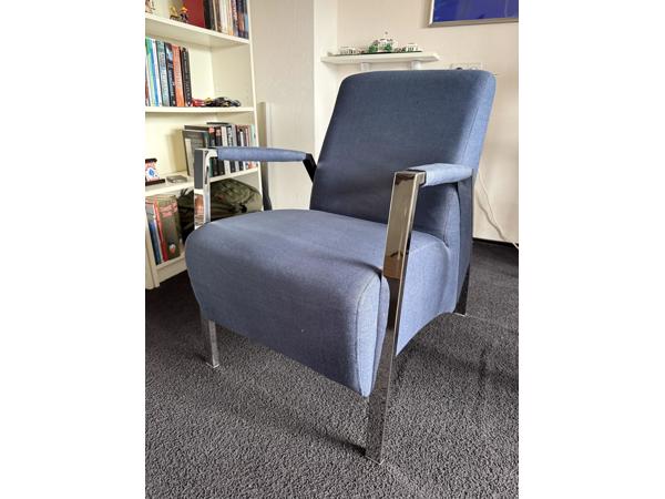 Mooie fauteuil met stalen frame (INHOUSE Grandola)