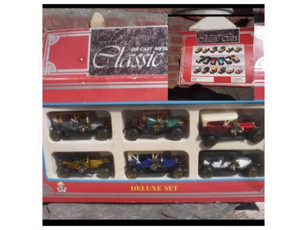 Luxe set classic cars modelauto 's K
