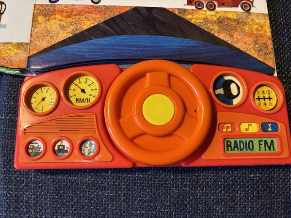 Eric Carle : in de auto ( met stuur en 13 geluiden ) 3+ Boek