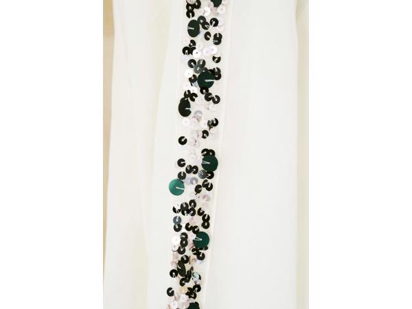 Gevoerde blouse / shirt, kleur: creme, maat 38