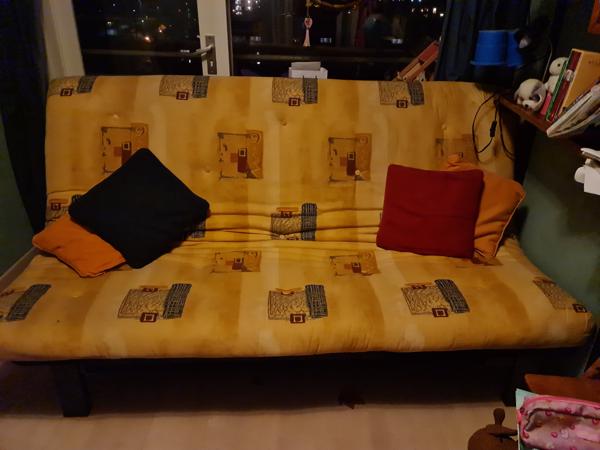 Slaapbank met futon 130/190