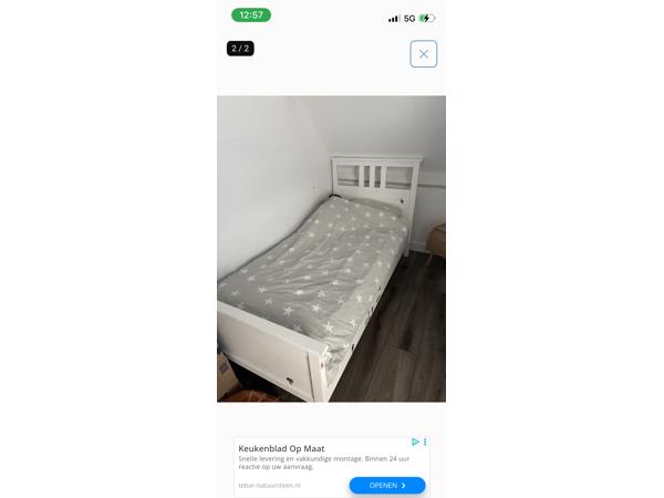 IKEA bed hemnes plus matras