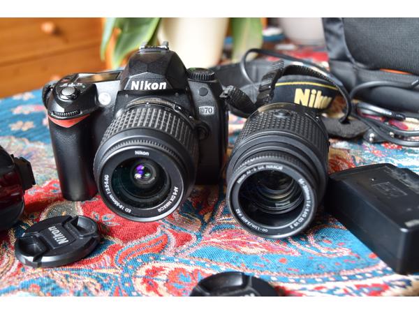 nikon d70 digitale reflexcamera set