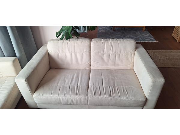 Bankstel crèmekleurig