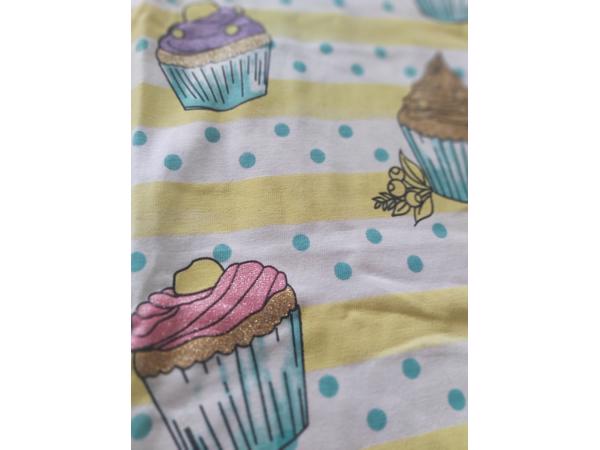 Glo-Story cupcakes t-shirt geel 128