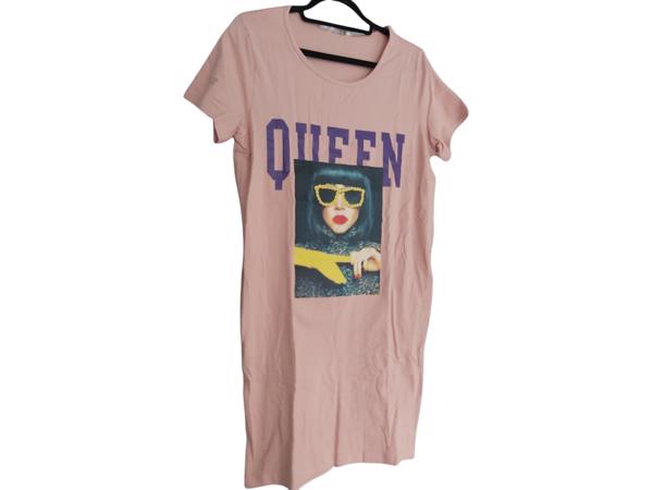 Shirt jurk Queen roze M