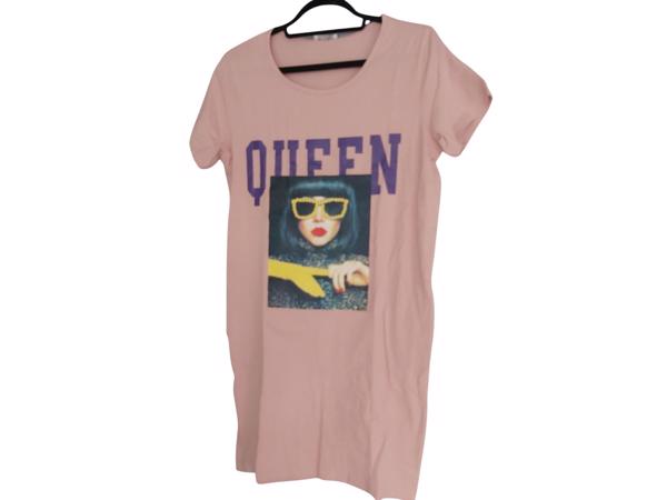 Shirt jurk Queen roze M