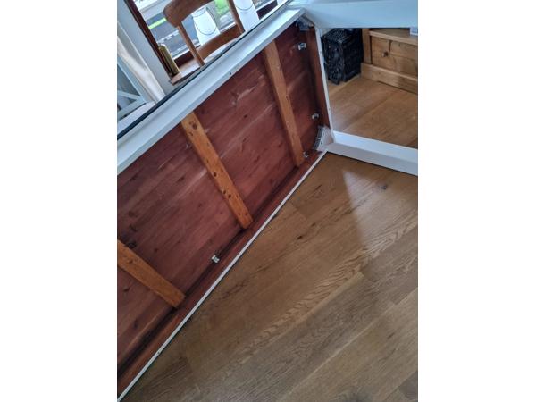 Stevige houtentafel 80x200