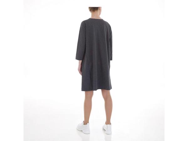 Sweat jurk motorcycle strass steentjes grijs XL/XXL