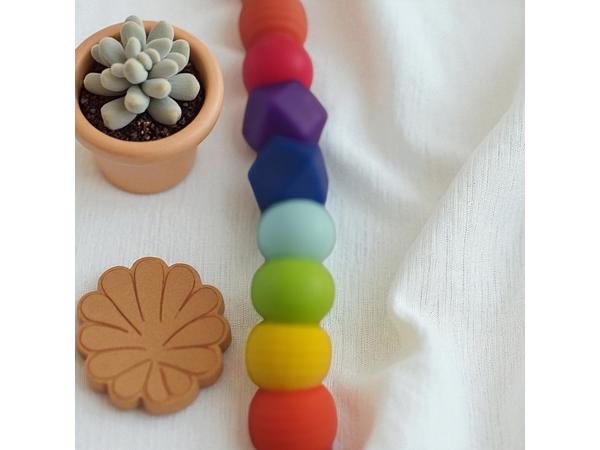 Speenkoord regenboog kleuren