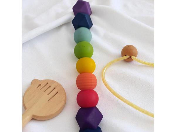 Speenkoord regenboog kleuren