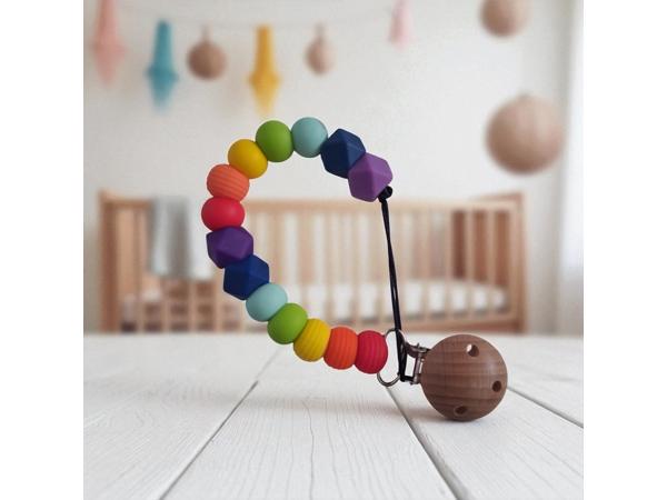 Speenkoord regenboog kleuren