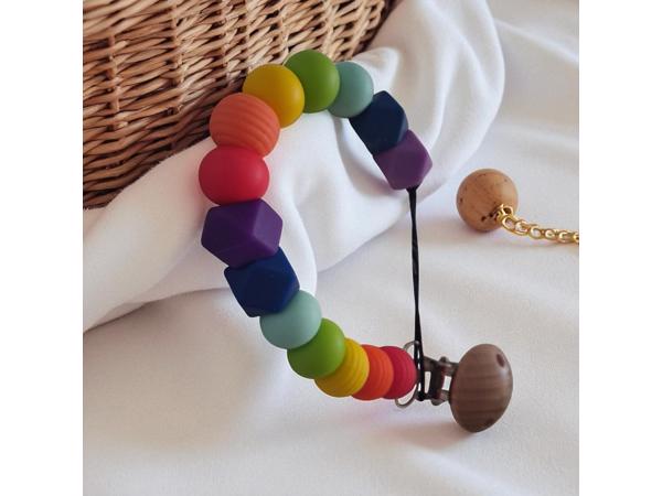 Speenkoord regenboog kleuren