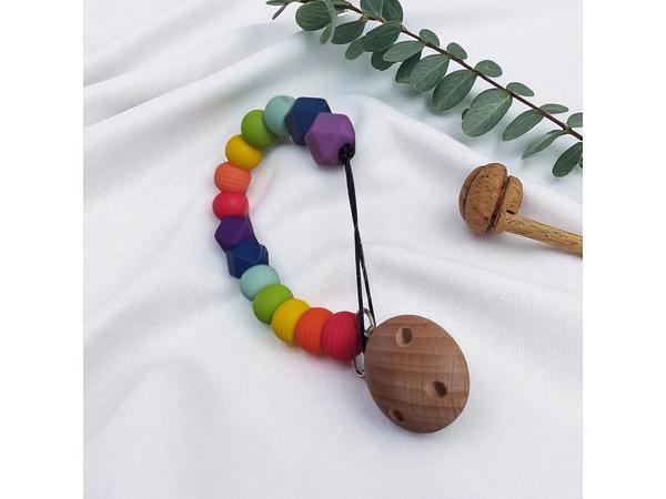 Speenkoord regenboog kleuren