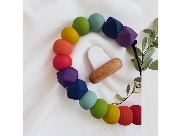 Speenkoord regenboog kleuren