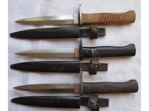 3 Original Grabendolche Ernst Busch Solingen WOI